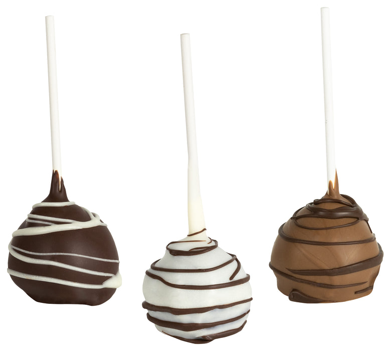 Cake Pops with a Brownie Center