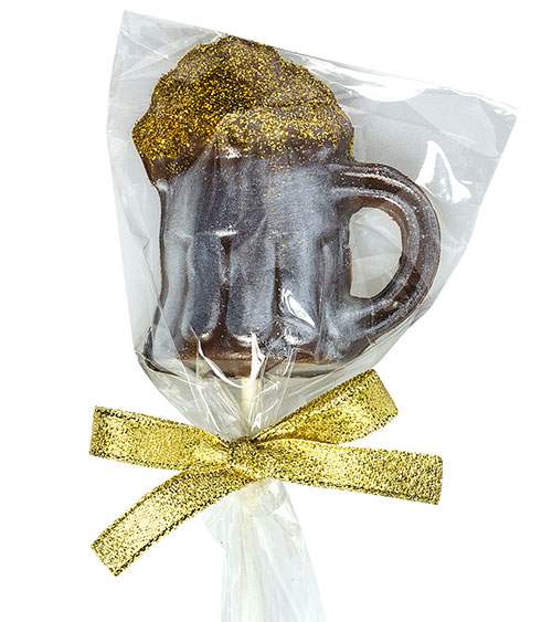 Chocolate Beer Mug Lollipop