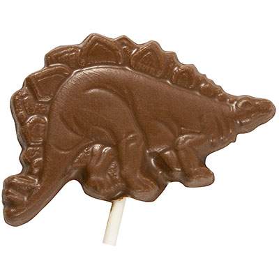 Milk Chocolate Stegosaurus Lollipop