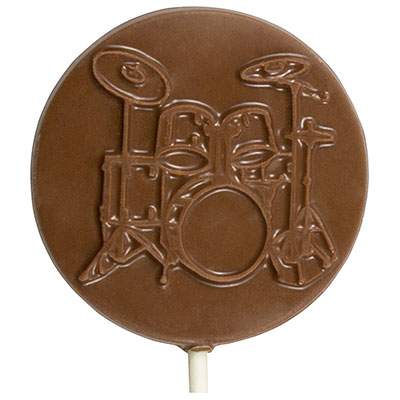 Milk Chocolate Drum Set Lollipop