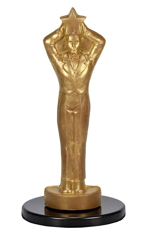Chocolate Male Academy Award Statue