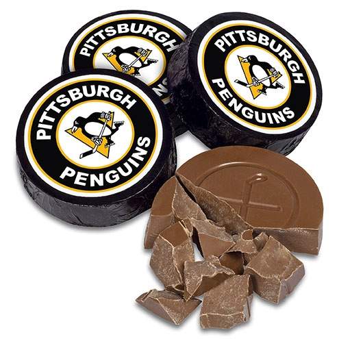 Team Hockey Pucks ~ Set of 4