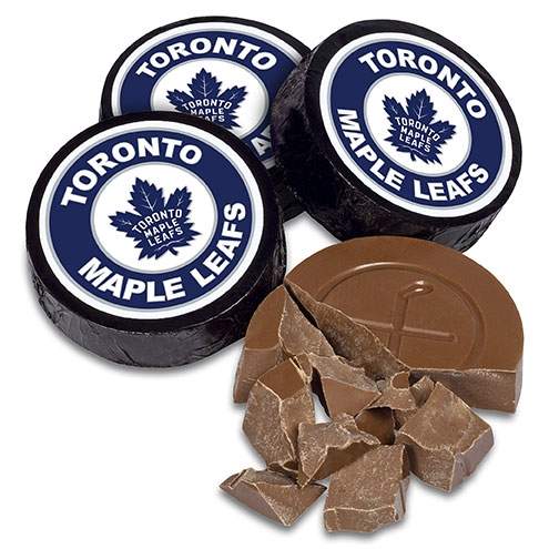 Team Hockey Pucks ~ Set of 4