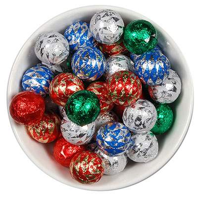 Colorful Foil Ornaments