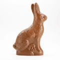 A solid Easter Chocolate Bunny made by Morkes Chocolate