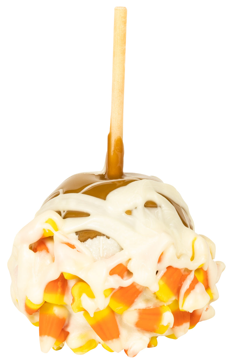 Candy Corn & Chocolate Caramel Apple