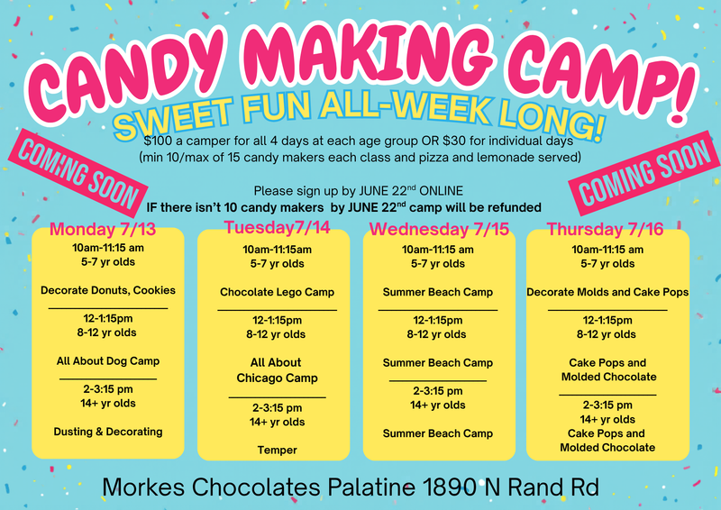 Summer Candy Making Camp - Full Week Pass ($100)