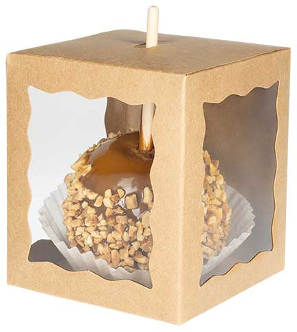 Walnut & Raisin Caramel Apple with Optional Chocolate