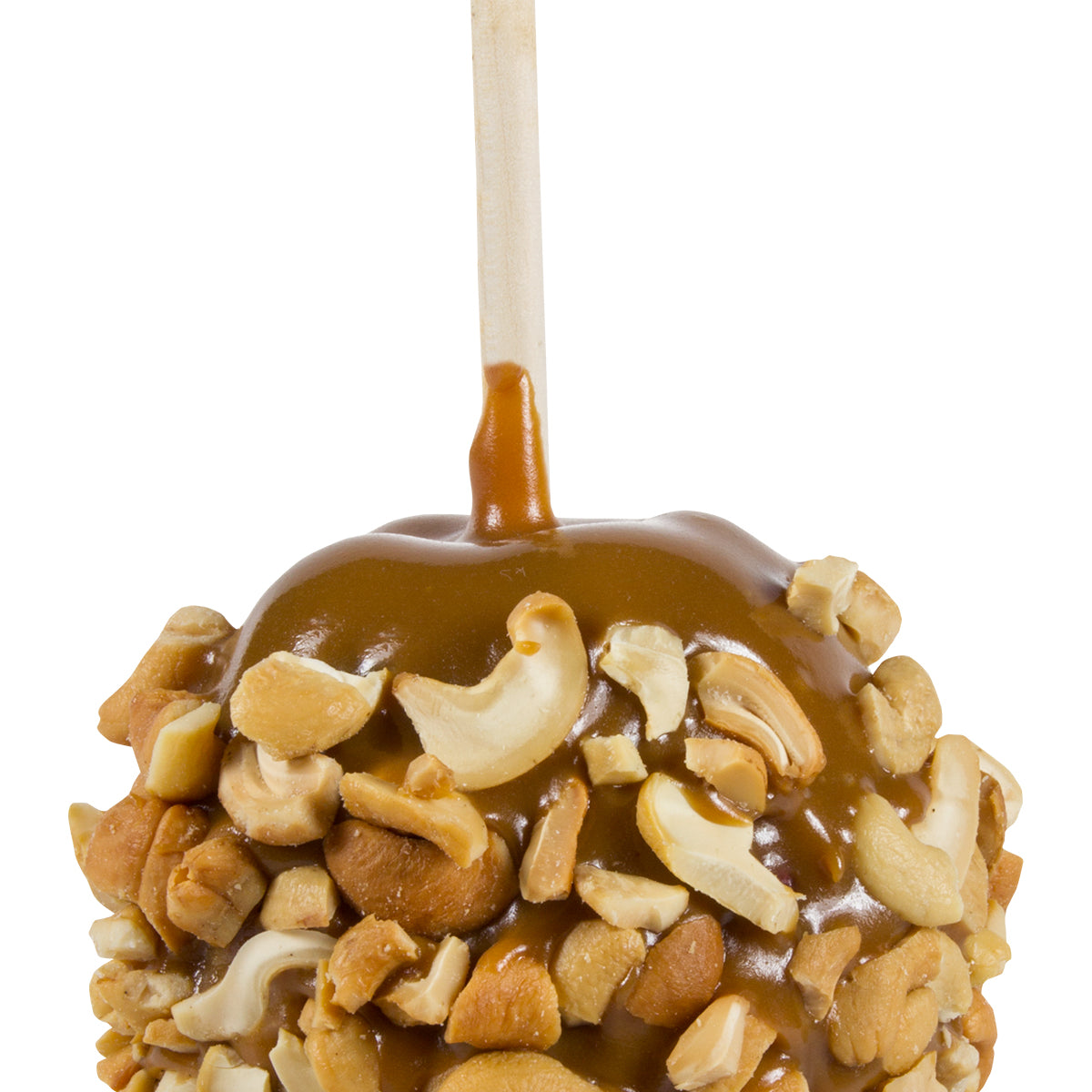 Gourmet Caramel & Cashew Taffy Apple – Morkes Chocolates