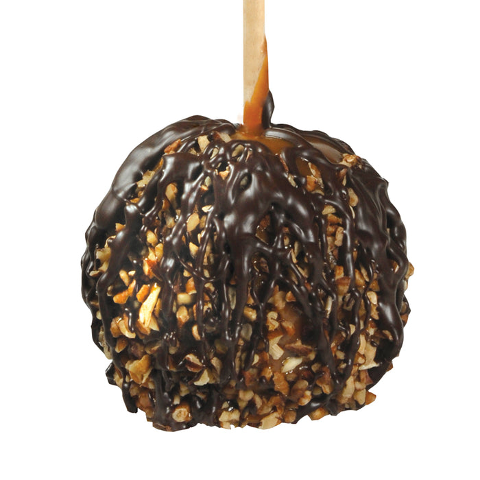 Deluxe Nut Caramel Apple with optional Chocolate