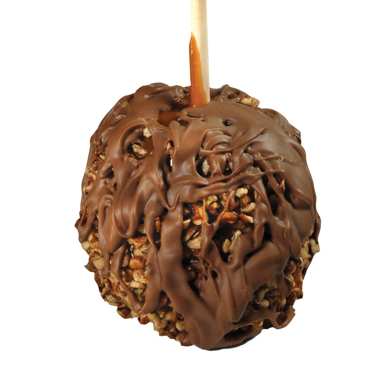 Deluxe Nut Caramel Apple with optional Chocolate