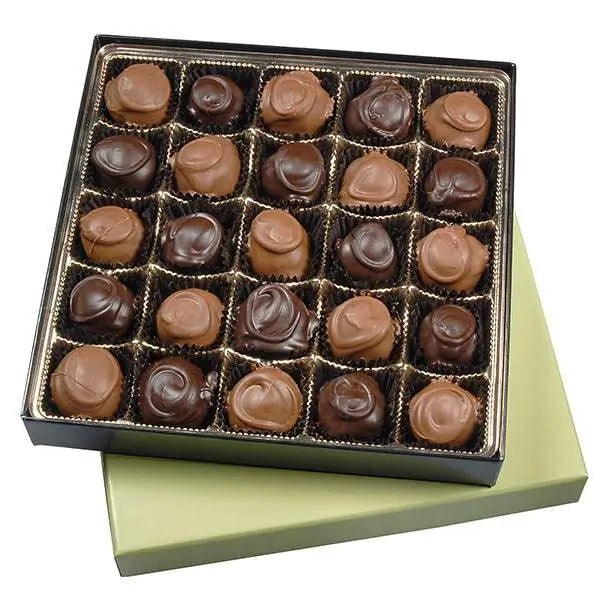 Gift box of chocolate covered cherry cordials by Morkes Chocolates
