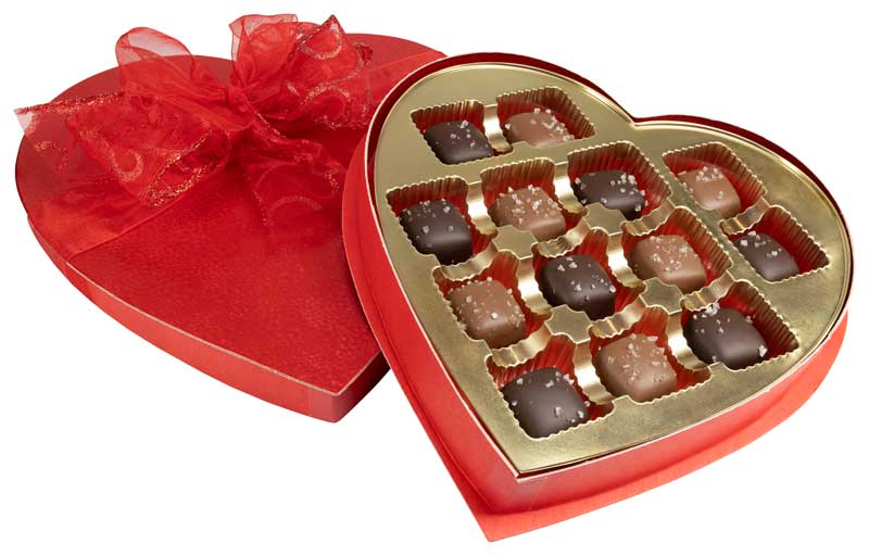 Sea Salt Caramel Heart Gift Box