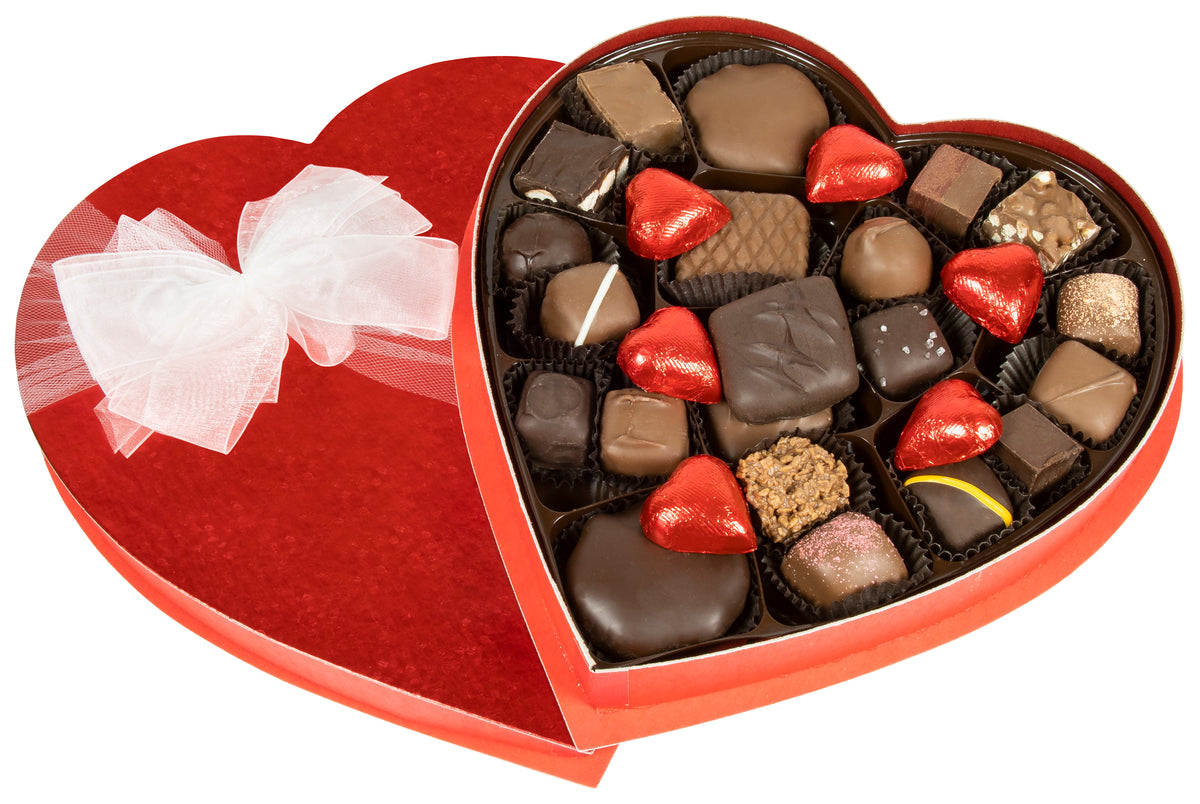 Heart 1/2- & 1-Pound Gift Box
