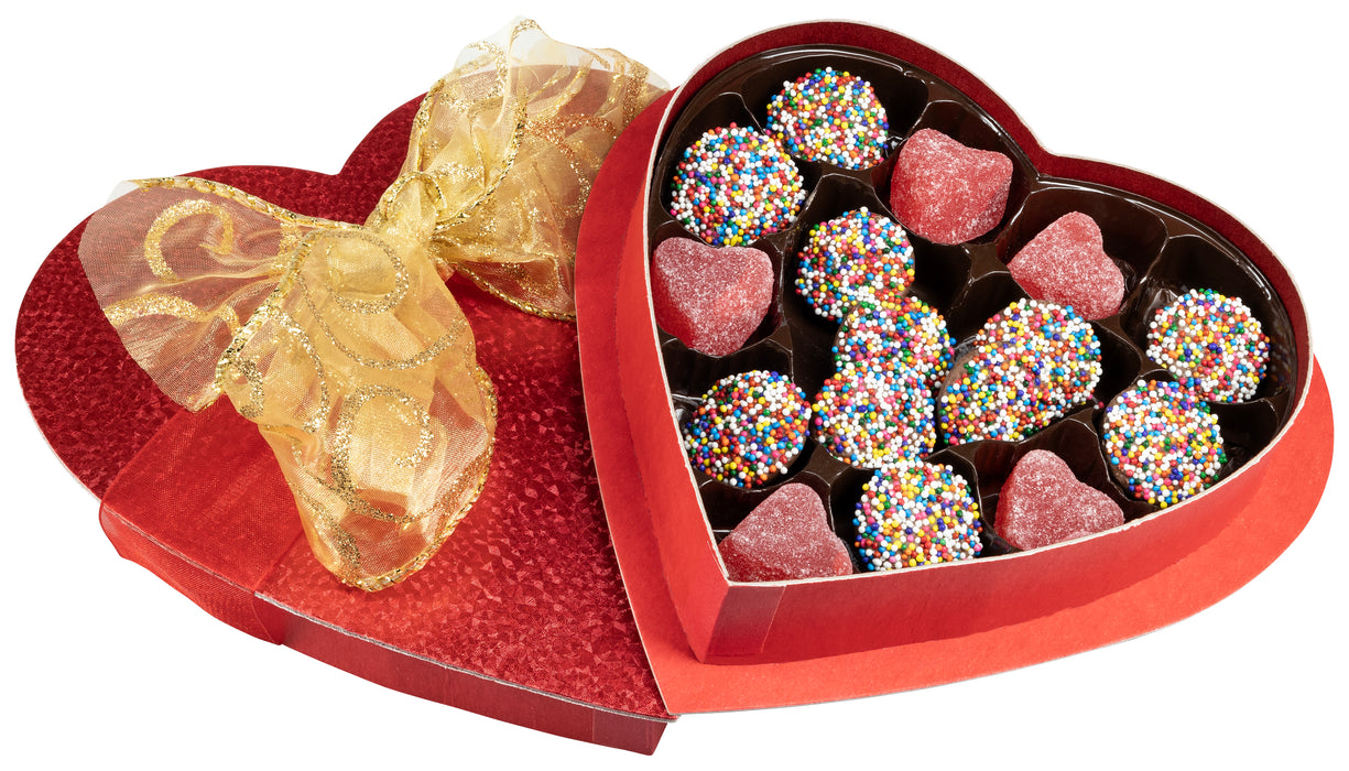 Non Pareil & Gummi Heart Box