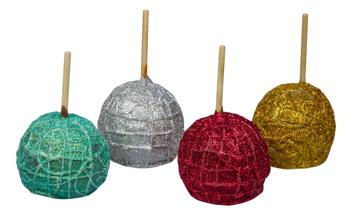 Glitter Caramel Apples