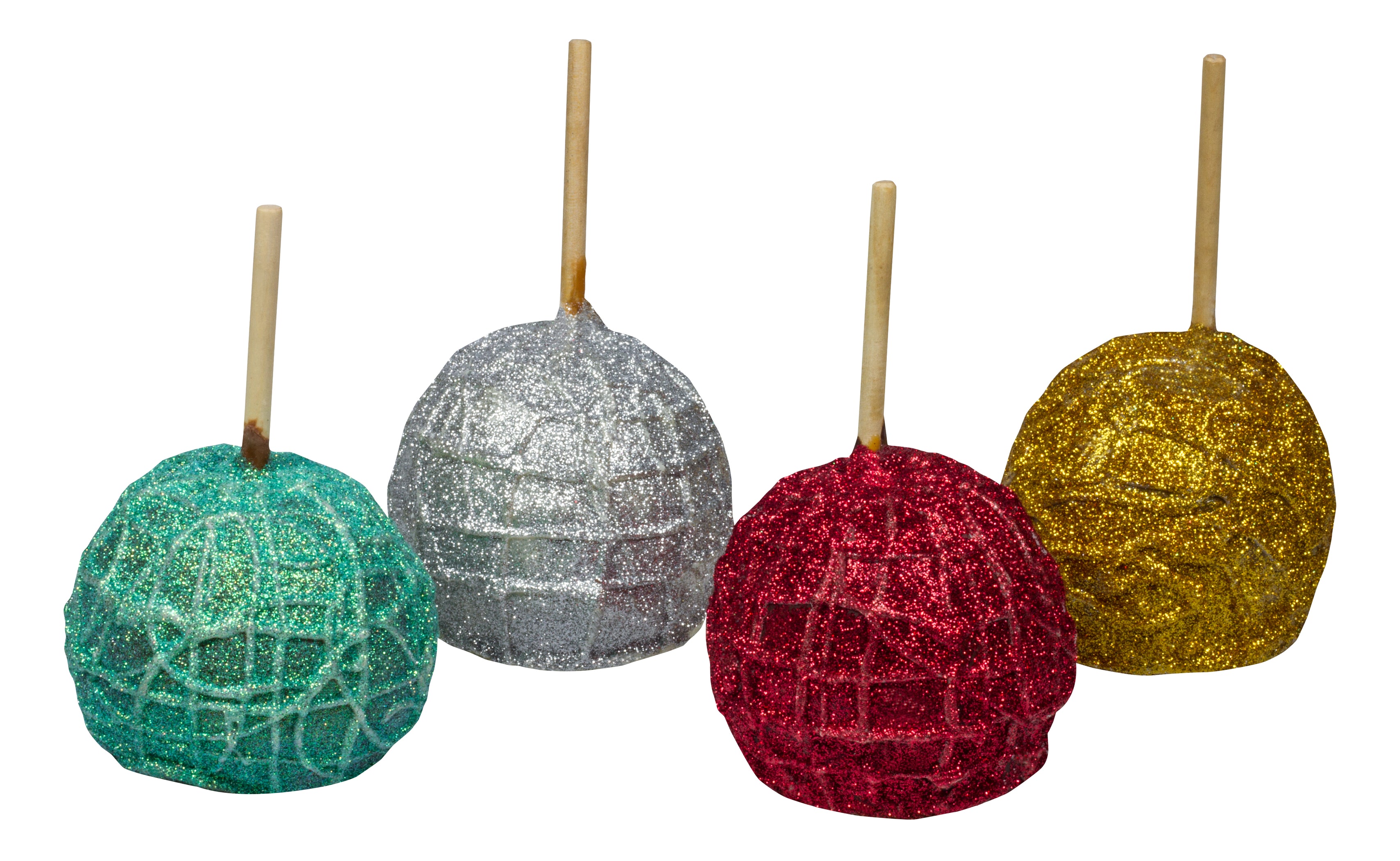 Glitter Caramel Apples -- Morkes Chocolates