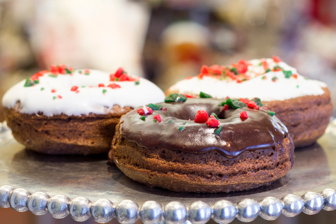 Peppermint Donuts from Morkes Chocolates 