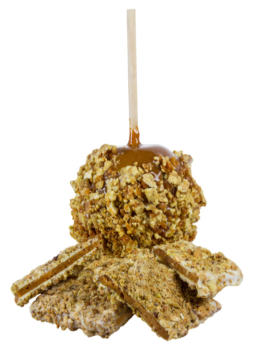 Pistachio Toffee Caramel Apple