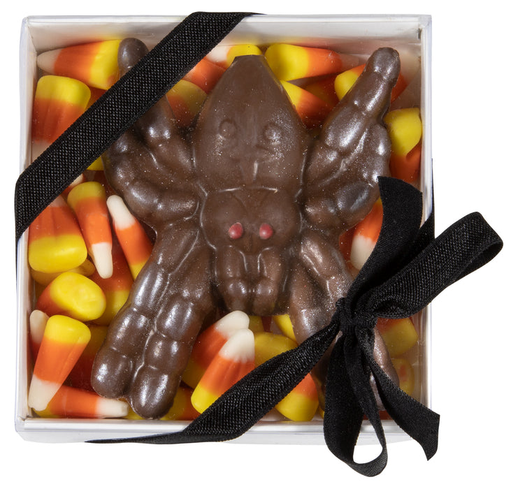 Spider with candy corn