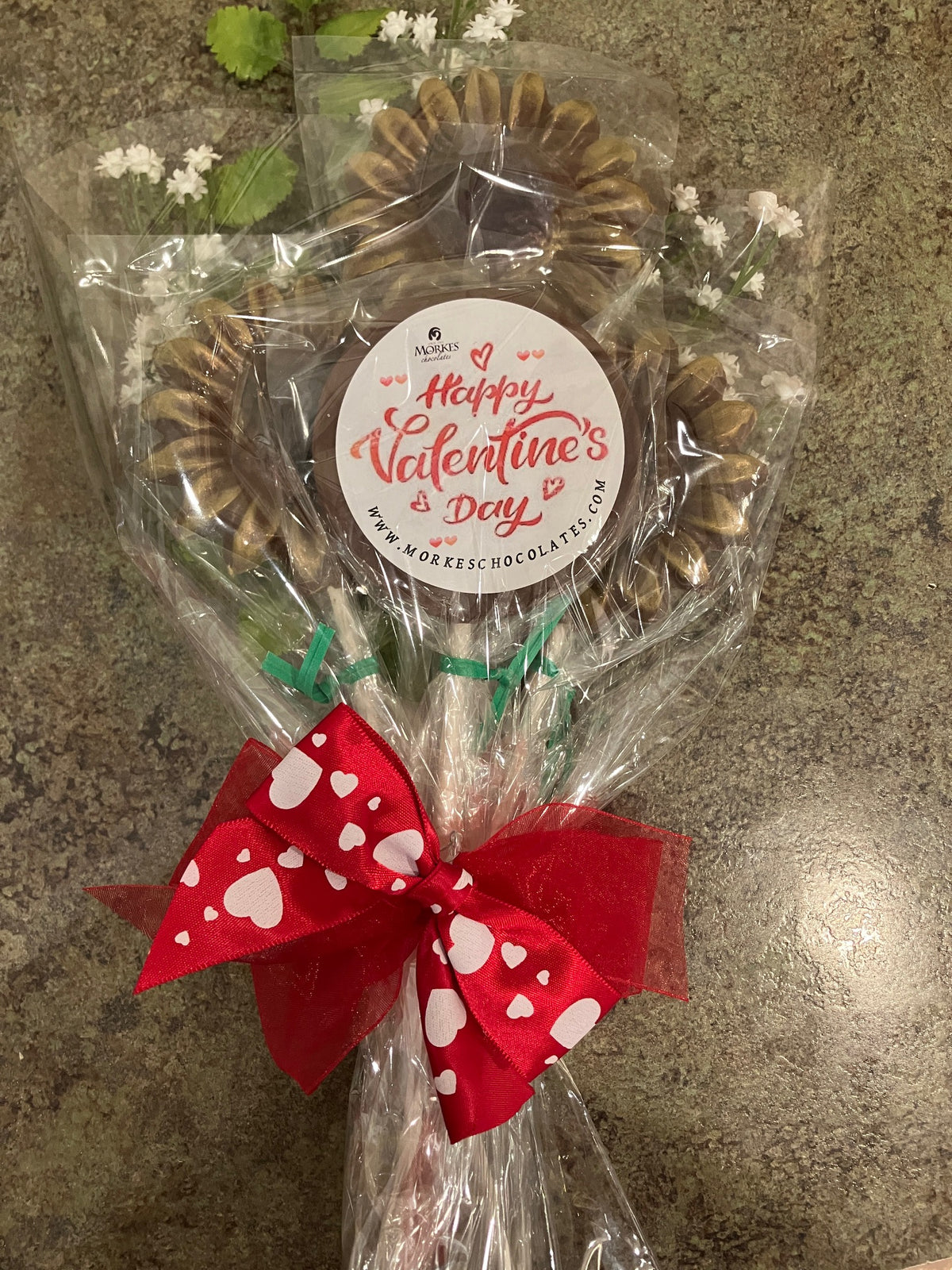 Valentine Sunflower Bouquet