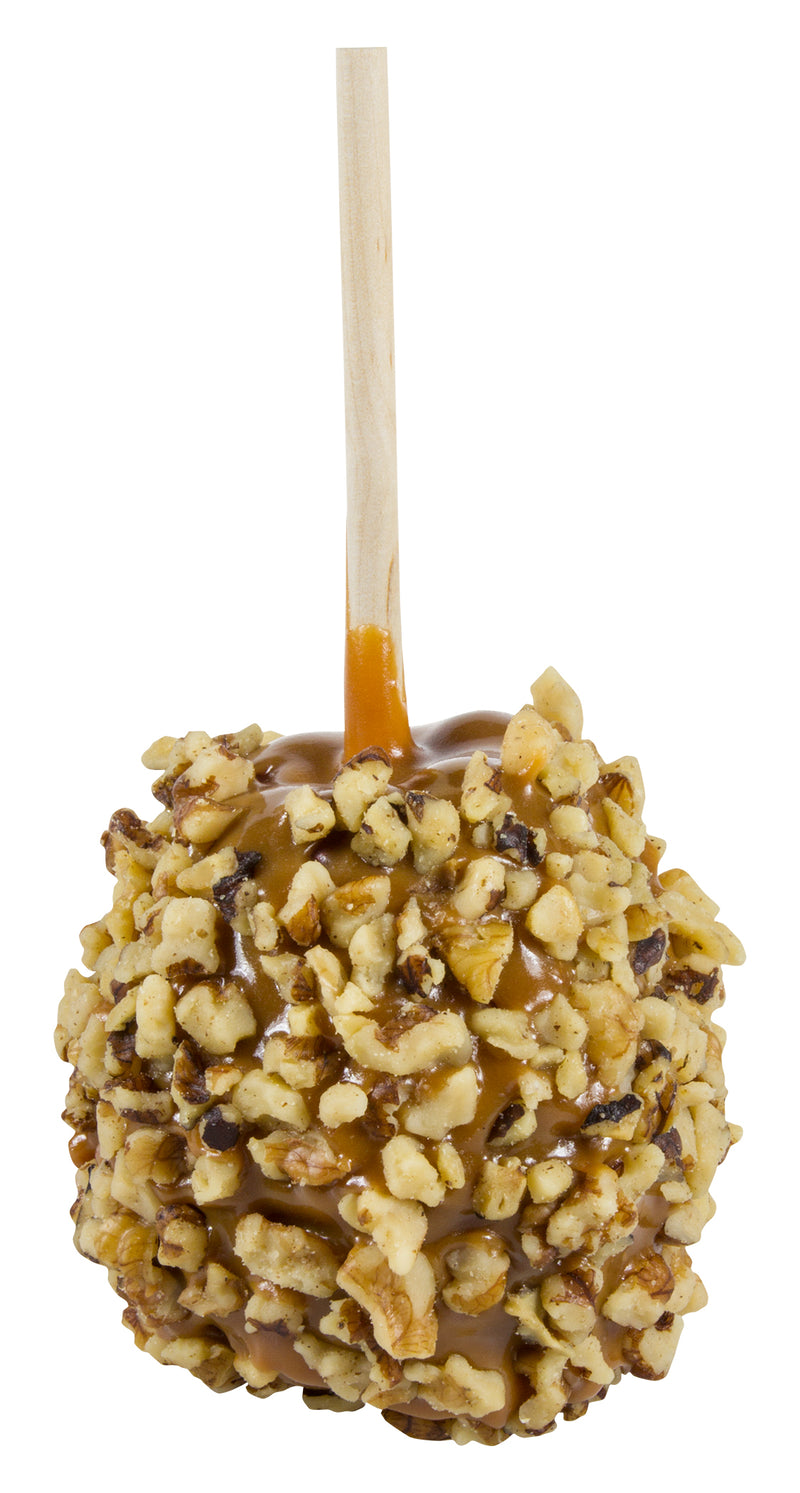 Walnut Caramel Apple with optional Chocolate