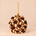 Almond & Cherries Caramel Apple with Optional Chocolate