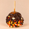 Candy Corn & Chocolate Caramel Apple