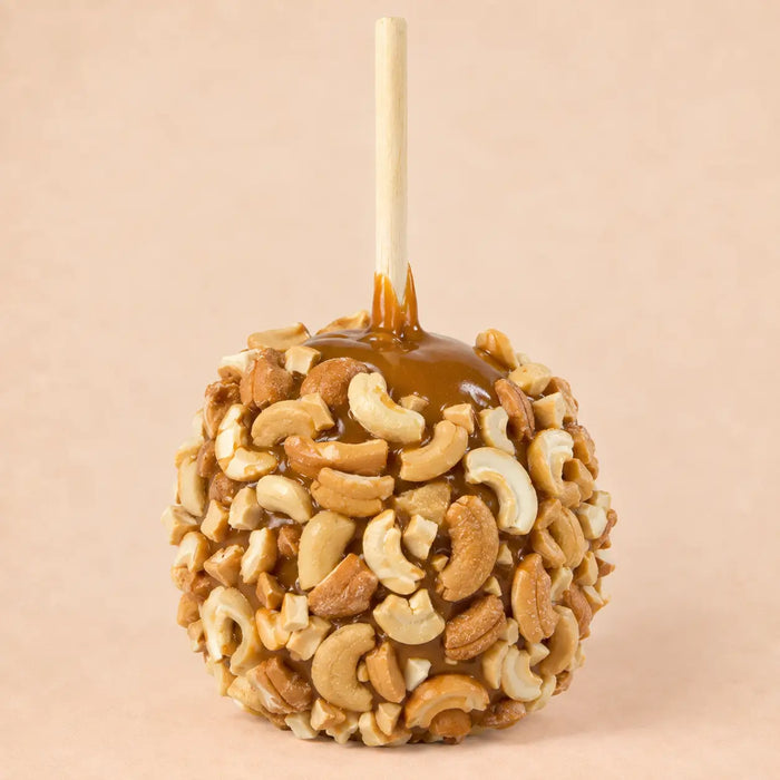 Cashew Caramel Apple with Optional Chocolate