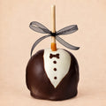 Chocolate Tuxedo Caramel Apple