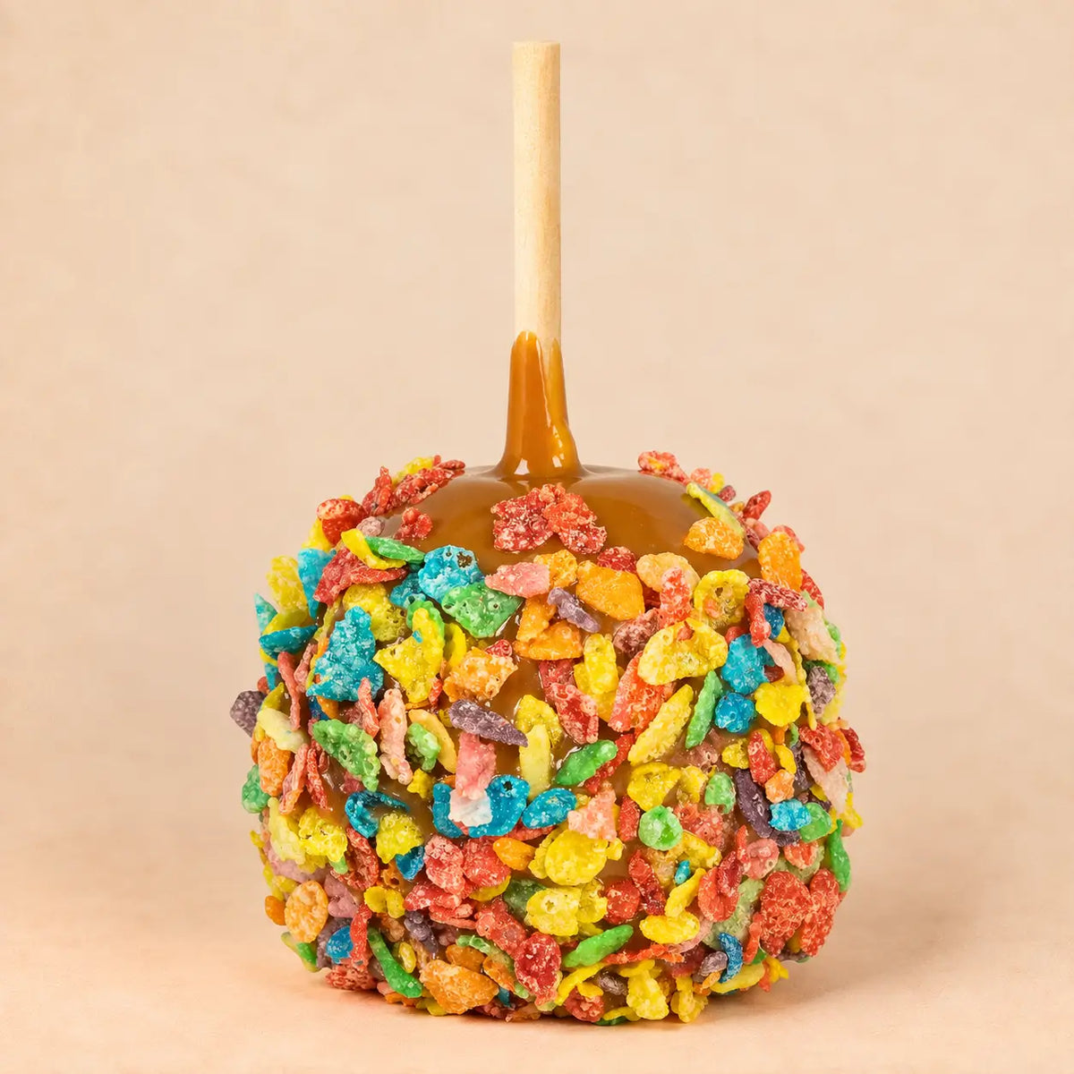 Fruity Pebbles® Caramel Apple w/ Optional Chocolate