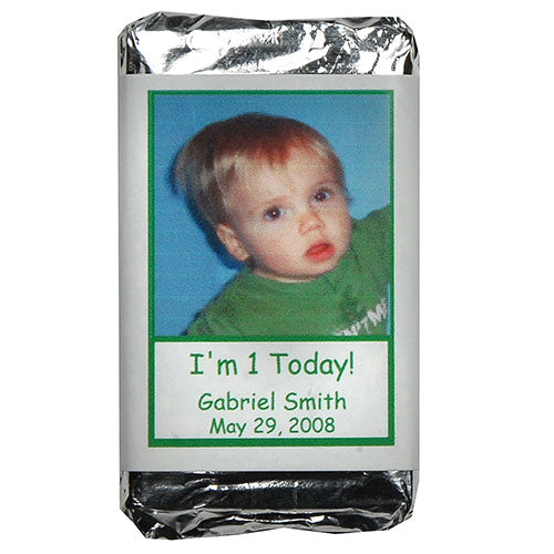 Personalized Christening Candy Bars for Baby Events