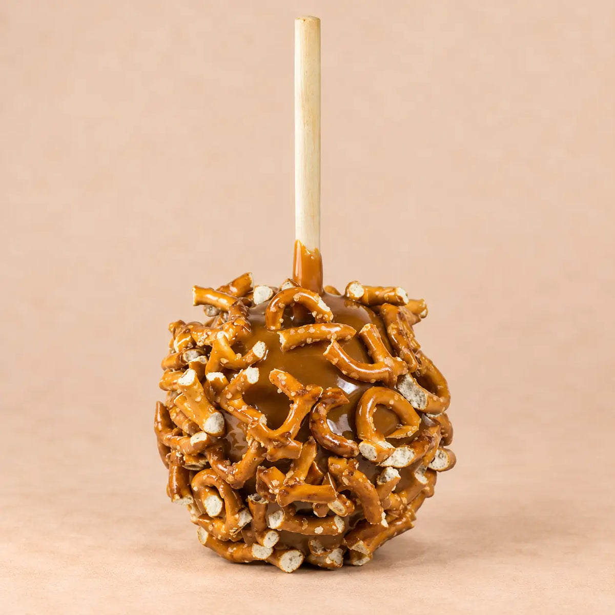Pretzel Caramel Apple