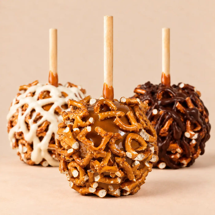 Pretzel Caramel Apple
