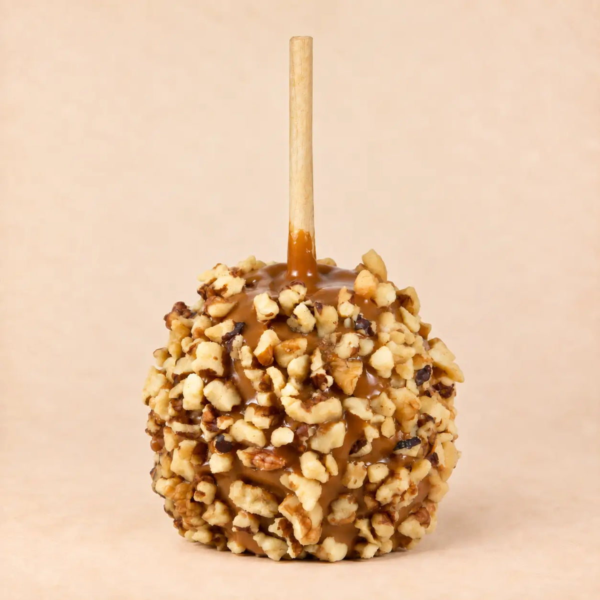 Walnut Caramel Apple with optional Chocolate