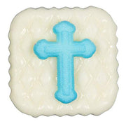 White Chocolate Square & Blue Cross