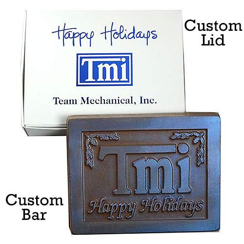 Custom Chocolate Bar & Box Lid