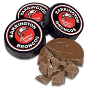Chocolate Team Hockey Pucks 
