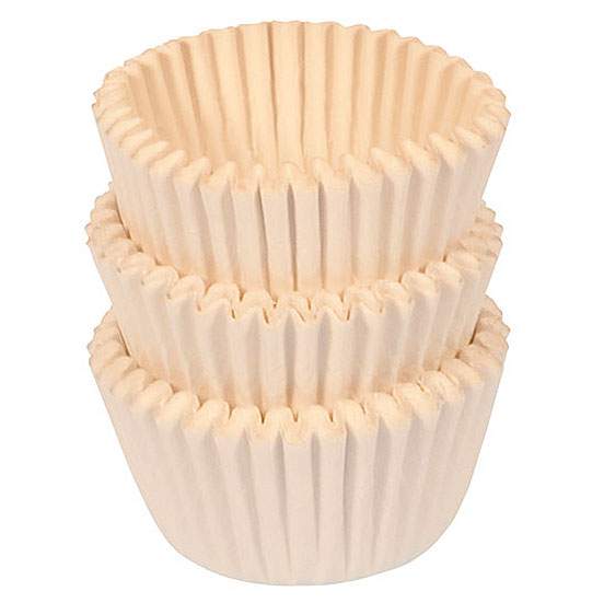 1" White Candy Cups