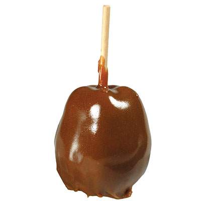 Large Plain Caramel Apple