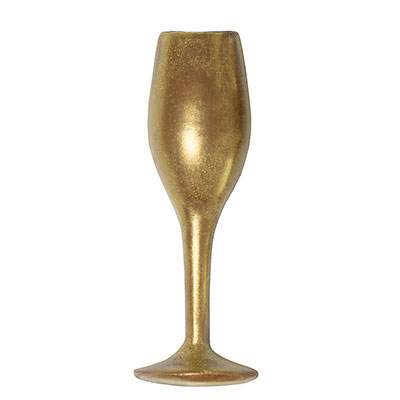 Milk Chocolate Gold Dusted Flute 