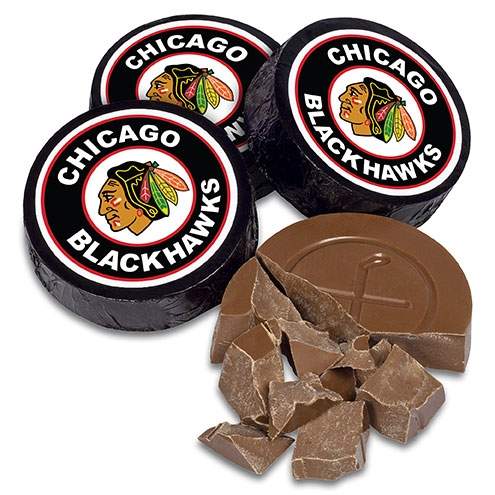 Team Hockey Pucks ~ Set of 4