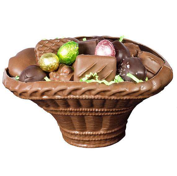 Large Milk Chocolate Filled Baskets