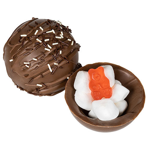 Hot Chocolate Bomb with Marshmallows and Gummy Bear