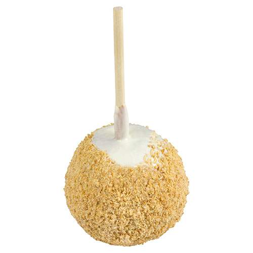 White Chocolate Caramel Apple with Toasted Coconut