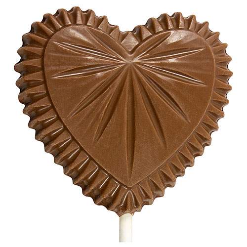 Milk Chocolate Diamond Heart