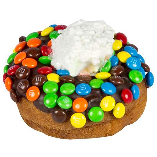 Cake Donut With Chocolate Fudge & Mini M&M's®