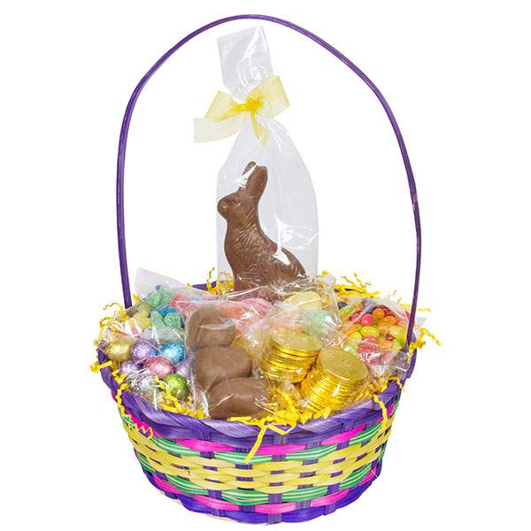 Gourmet Easter Basket With Amazing Chocolate, Candies and More