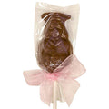 Milk Chocolate Female Cap & Gown Lollipop