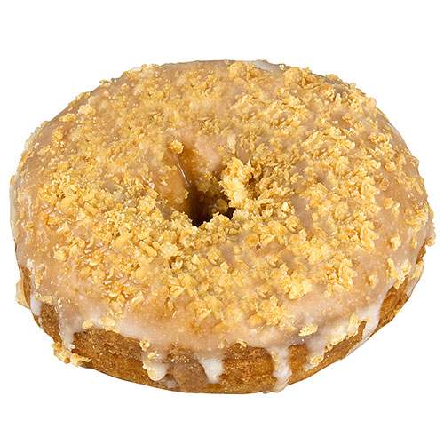 Yellow Cake Donut & Glaze & Toasted Coconuts
